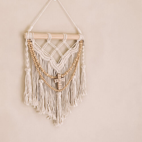 浪漫十字手工編織壁幔 Cross Macrame Wall Hanging