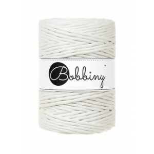 Bobbiny 回收再生棉繩 5mm 單股 米白